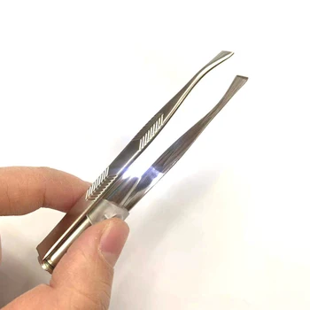 Tweezers with Light LED Tweezers, Professional Make Up LED Light Stainless Steel Eyebrow Tweezers Hair Removal Makeup Tools
Tweezers with Light LED Tweezers, Professional Make Up LED Light Stainless Steel Eyebrow Tweezers Hair Removal Makeup Tools