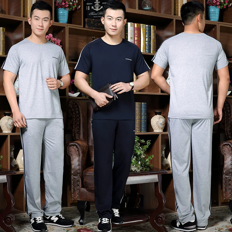 2020 Summer MEN'S Sport Suit Middle-aged Short Sleeve Sports Clothing Middle-aged Large Size Casual Dad Long 
2020 Summer MEN'S Sport Suit Middle-aged Short Sleeve Sports Clothing Middle-aged Large Size Casual Dad Long