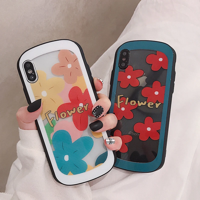 VZD Cute Flower Patterned Arc Shaped Transparent Tempered Glass Phone Cases for iPhone XS XR XS Max X 8 7 6 6S Back Cover Cases
VZD Cute Flower Patterned Arc Shaped Transparent Tempered Glass Phone Cases for iPhone XS XR XS Max X 8 7 6 6S Back Cover Cases