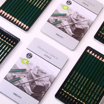 12 Pcs/set Sketch and Drawing Writing Pencil solid wood pencil set Art supplies Various hardness Pencil
12 Pcs/set Sketch and Drawing Writing Pencil solid wood pencil set Art supplies Various hardness Pencil