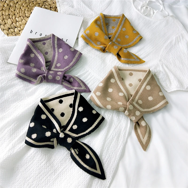 Women Knitted Scarf Triangular Shawls Shoulder Wrap Neck Winter Autumn Warmer Shawls Thicken Triangle Collar Scarf Dot Shawl New
Women Knitted Scarf Triangular Shawls Shoulder Wrap Neck Winter Autumn Warmer Shawls Thicken Triangle Collar Scarf Dot Shawl New