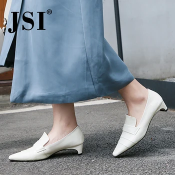 JSI Office Career Women Pumps Pleated Design High Quality Cow Leather Square Toe Slip-On Shoes Med Heels Comfortable Pumps JO490
JSI Office Career Women Pumps Pleated Design High Quality Cow Leather Square Toe Slip-On Shoes Med Heels Comfortable Pumps JO490