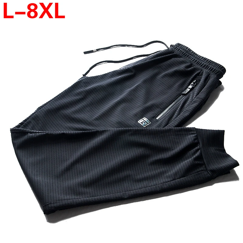 140kg Plus Size 5XL 6XL 7XL 8XL Ice Cool Men Sweatpants Mesh Silk Sports Pants Oversized Sweatpants Quick Dry Elasticity Stretch
140kg Plus Size 5XL 6XL 7XL 8XL Ice Cool Men Sweatpants Mesh Silk Sports Pants Oversized Sweatpants Quick Dry Elasticity Stretch