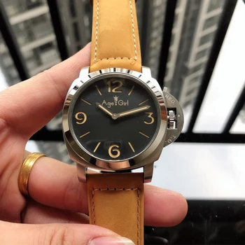 Classic New Men Automatic Mechanical Sapphire Stainless Steel 1950 3 DAYS ACCIAIO 47MM Luminous Black Rubber Leather Watch
Classic New Men Automatic Mechanical Sapphire Stainless Steel 1950 3 DAYS ACCIAIO 47MM Luminous Black Rubber Leather Watch