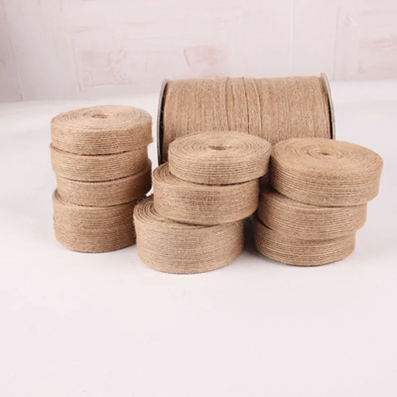 Burlap Jute Ribbon Rope Twine Home 10 Meters Belt DIY Webbing Role Weddings Garland Decorations Arts
Burlap Jute Ribbon Rope Twine Home 10 Meters Belt DIY Webbing Role Weddings Garland Decorations Arts