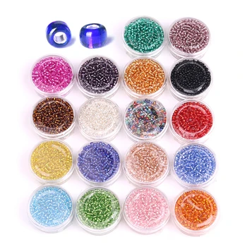 1000pcs/box Multicolor Glass Seed Beads 2mm Round Beads Mini Spacer Beads for DIY Bracelets Necklaces Earrings Jewelry Making
1000pcs/box Multicolor Glass Seed Beads 2mm Round Beads Mini Spacer Beads for DIY Bracelets Necklaces Earrings Jewelry Making