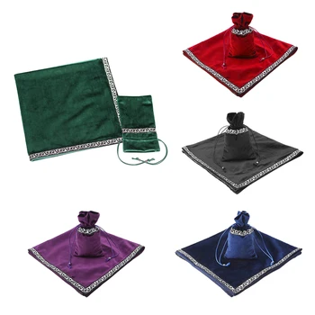 Altar Tarot Table Cloth, 26 x 26 inches Divination Wicca Velvet Cloth with Tarot Pouch
Altar Tarot Table Cloth, 26 x 26 inches Divination Wicca Velvet Cloth with Tarot Pouch