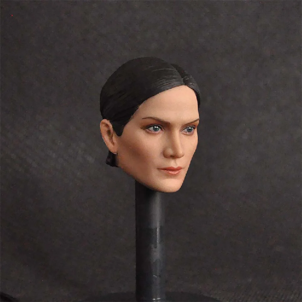 In Stock MC003 1/6 Female Agent The Matrix Trinity Head Carving Sculpt For 12" Figure Body | Игрушки и хобби