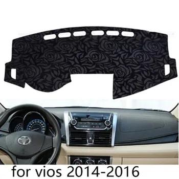 Rose Pattern Non-slip Dashmat Dash Mat Dashboard Cover Pad Cover Carpet Car Sticker for T-oyota vios 2014 2015-2017 Car Styling
Rose Pattern Non-slip Dashmat Dash Mat Dashboard Cover Pad Cover Carpet Car Sticker for T-oyota vios 2014 2015-2017 Car Styling