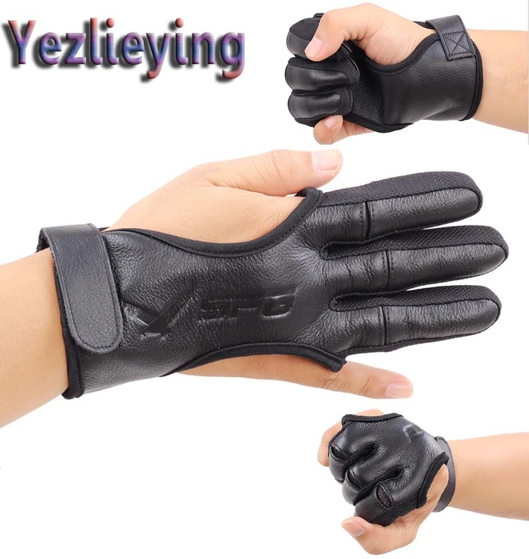 3 Finger Protective Glove Recurve Bow 3 Fingers Leather Guard Safety Archery Gloves for Crossbow Hunting Archery Accessory
3 Finger Protective Glove Recurve Bow 3 Fingers Leather Guard Safety Archery Gloves for Crossbow Hunting Archery Accessory