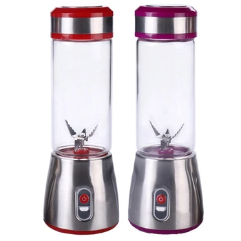 2pcs Usb Rechargeable Portable Blender Smoothie Maker Juicer Cup Shaker Squeezer Lemon Juice Extractor -purple & red
2pcs Usb Rechargeable Portable Blender Smoothie Maker Juicer Cup Shaker Squeezer Lemon Juice Extractor -purple & red