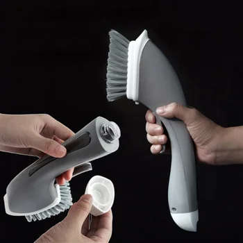 Plastic Long Handle Cleaning Brush Cleaning Brush With Liquid Container Household Stove Small Brush For Kitchen
Plastic Long Handle Cleaning Brush Cleaning Brush With Liquid Container Household Stove Small Brush For Kitchen