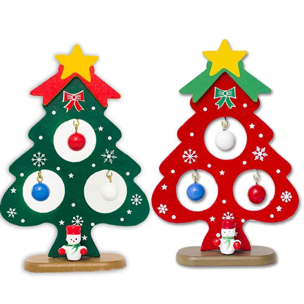 christmas desktop decoration small christmas tree ornaments mini