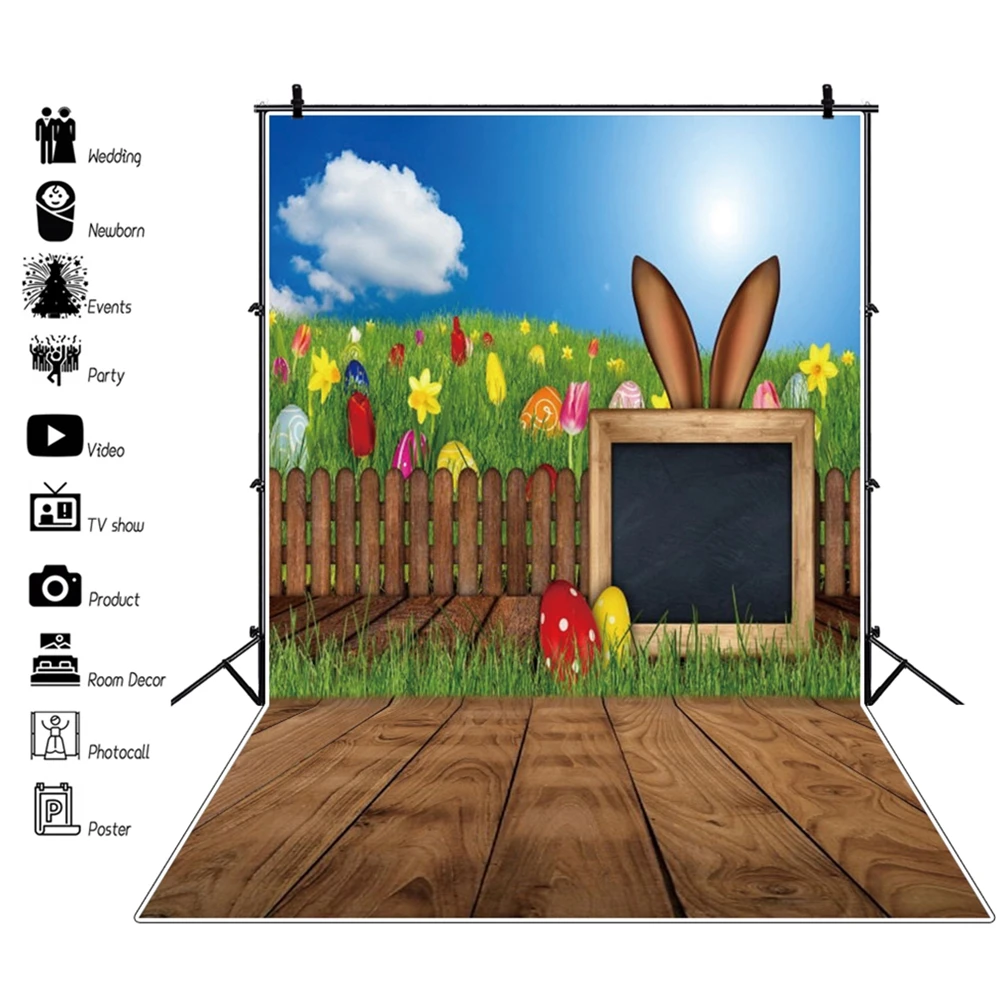 Spring Easter Eggs Fence Rabbit Wood Floor Baby Photography Backdrop Vinyl Photographic Background For Photo Studio Photophone
Spring Easter Eggs Fence Rabbit Wood Floor Baby Photography Backdrop Vinyl Photographic Background For Photo Studio Photophone