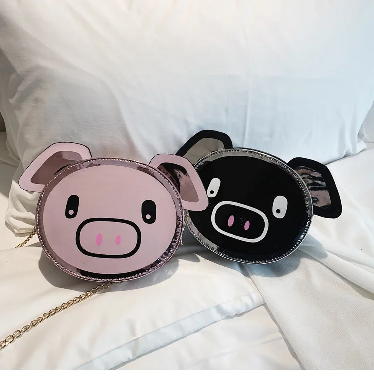 Bag female 2019 new funny pig bag Korean version of the chain Messenger bag cute shoulder bag small wild bag
Bag female 2019 new funny pig bag Korean version of the chain Messenger bag cute shoulder bag small wild bag