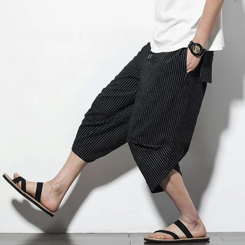 Men Hip Hop Harem Pants Summer 2019 Trousers Mens Casual Joggers Pants Male Stripe Calf-length Pants Chinese Style 5XL
Men Hip Hop Harem Pants Summer 2019 Trousers Mens Casual Joggers Pants Male Stripe Calf-length Pants Chinese Style 5XL