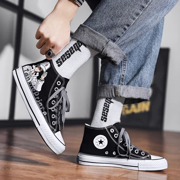Fashion Men Canvas Sneakers Comfortable Shoes Flats Casual Teenager Boots Walking Shoes Lace-up Casual Boys Shoes Men Sneakers
Fashion Men Canvas Sneakers Comfortable Shoes Flats Casual Teenager Boots Walking Shoes Lace-up Casual Boys Shoes Men Sneakers