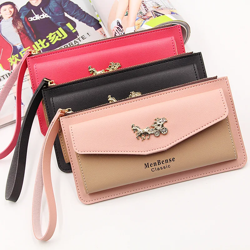 New Style WOMEN'S Long Wallet Korean-style Fashion Cute Ladies' Zipper Magnetic Snap Double Layer Clutch Manufacturers Supply of
New Style WOMEN'S Long Wallet Korean-style Fashion Cute Ladies' Zipper Magnetic Snap Double Layer Clutch Manufacturers Supply of