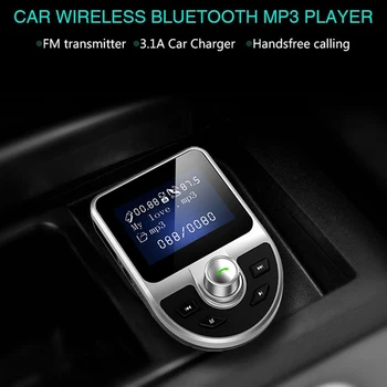 Car FM Transmitter Wireless Handsfree Audio Receiver Kit Audio MP3 Player U Disk USB Port Fast Charger LCD Display Car Adapter
Car FM Transmitter Wireless Handsfree Audio Receiver Kit Audio MP3 Player U Disk USB Port Fast Charger LCD Display Car Adapter