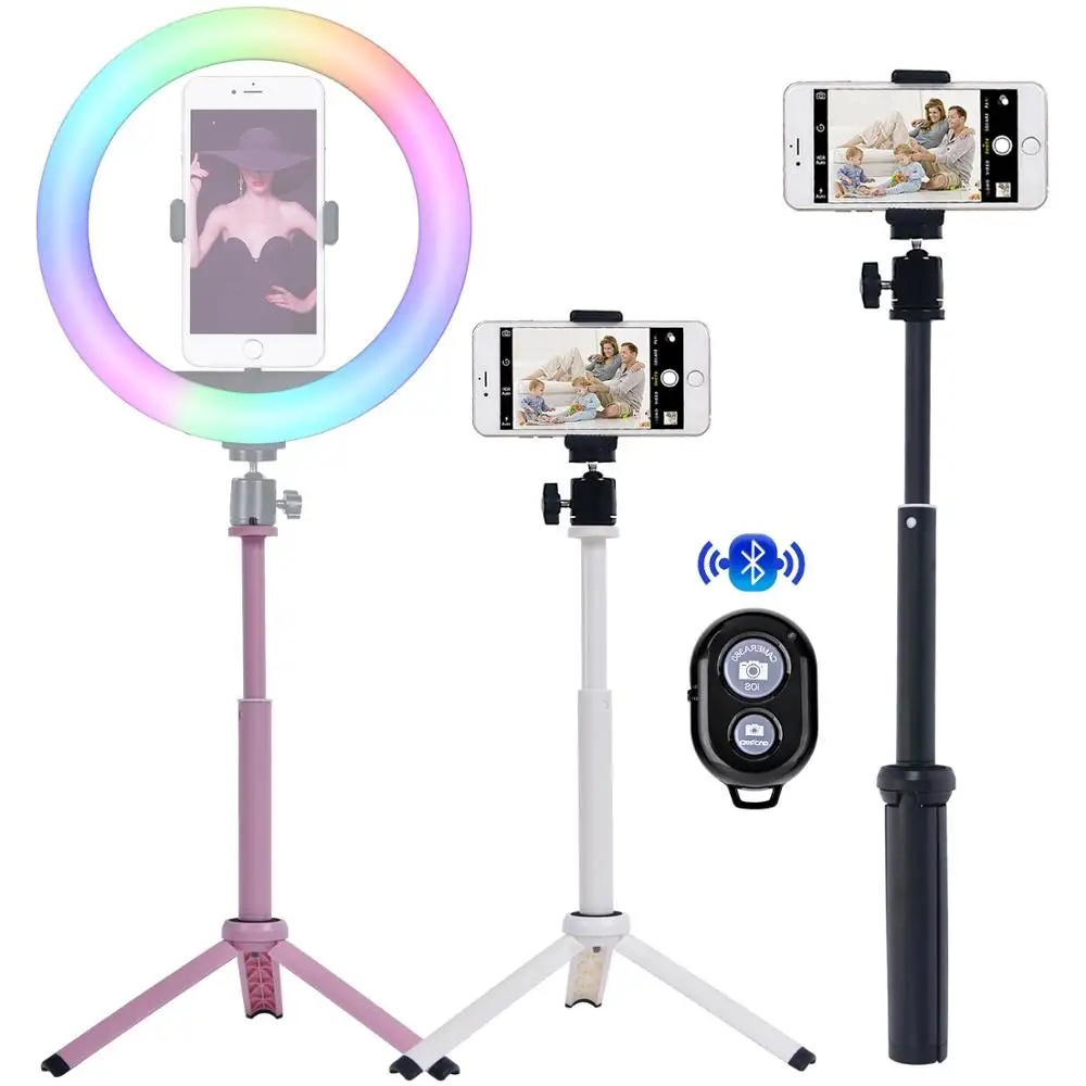 fosoto Mini Tripod Selfie Stick With Wireless Bluetooth Remote Control Phone Holder Clip&Ball head For Camera & phone Self-Timer
fosoto Mini Tripod Selfie Stick With Wireless Bluetooth Remote Control Phone Holder Clip&Ball head For Camera & phone Self-Timer