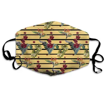 Tropical Leaves, Flowers And Fruits Washable Reusable Mask, Cotton Anti Dust Half Face Mouth Mask For Kids Teens Men Women
Tropical Leaves, Flowers And Fruits Washable Reusable Mask, Cotton Anti Dust Half Face Mouth Mask For Kids Teens Men Women