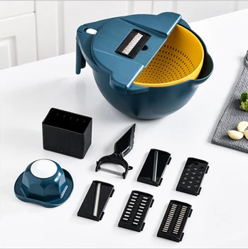2-in-1 Drain Basket Double-layer Cutter Shredder Slicing Vegetable Grater Peeler with Drainer Veggie Chopper Kitchen Accessories
2-in-1 Drain Basket Double-layer Cutter Shredder Slicing Vegetable Grater Peeler with Drainer Veggie Chopper Kitchen Accessories