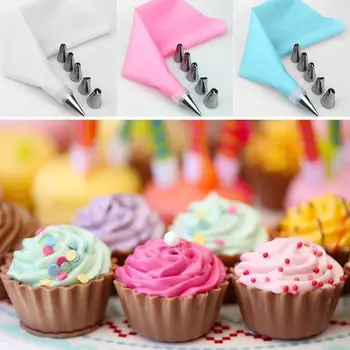 8Pcs/Set Stainless Steel Pastry Nozzles for Cream with Pastry Bag Decorating Cake Icing Piping Confectionery Baking Tool
8Pcs/Set Stainless Steel Pastry Nozzles for Cream with Pastry Bag Decorating Cake Icing Piping Confectionery Baking Tool