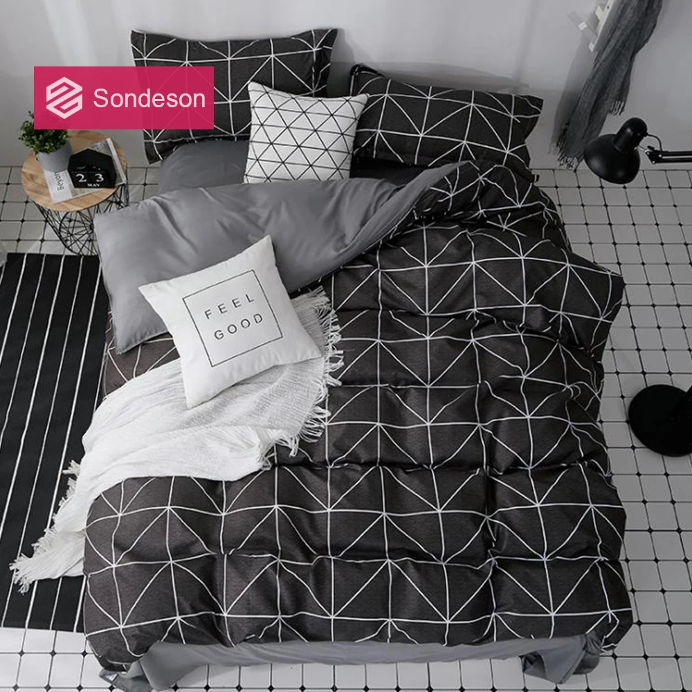Sondeson 2020 Classic Geometric Bedding Set Home Bedding Set Lovely Pattern Duvet Cover Set Flat Sheet Pillowcase Free Shipping
Sondeson 2020 Classic Geometric Bedding Set Home Bedding Set Lovely Pattern Duvet Cover Set Flat Sheet Pillowcase Free Shipping