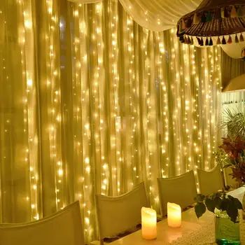 3x1/3x3/6x3m Christmas LED String Lights Fairy Lights Icicle Garland For Wedding/Party/Curtain/Garden Outdoor Home Decoration
3x1/3x3/6x3m Christmas LED String Lights Fairy Lights Icicle Garland For Wedding/Party/Curtain/Garden Outdoor Home Decoration