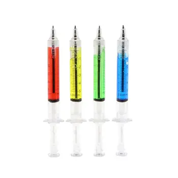 

Doctor Nurse Gift Liquid Syringe Injection Needle Ballpoint Pen Ballpen Stationery Office School Supplies Halloween Color Random