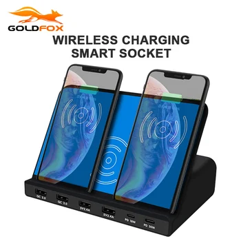 Multi USB Fast Charger QC3.0 PD 18W 30W Quick Charge USB Charging Hub 10W Wireless Fast Charging Station for iPhone 11 X Samsung
Multi USB Fast Charger QC3.0 PD 18W 30W Quick Charge USB Charging Hub 10W Wireless Fast Charging Station for iPhone 11 X Samsung