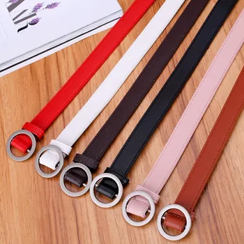 Women Non-porous Big Ring Decorated Waist Belt Simple Wild Casual Ladies Belt Fashion Decorative Pants Belt For Female
Women Non-porous Big Ring Decorated Waist Belt Simple Wild Casual Ladies Belt Fashion Decorative Pants Belt For Female