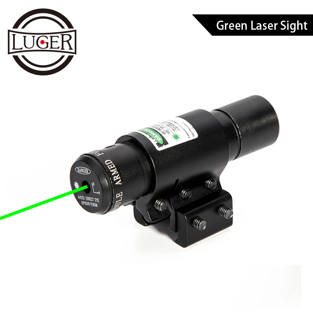 LUGER Laser Sight 5mw Green Laser Sight Hunting Scope Outdoor Airsoft Laser Pointer With 20mm Dovetail Rail Collimator Sight
LUGER Laser Sight 5mw Green Laser Sight Hunting Scope Outdoor Airsoft Laser Pointer With 20mm Dovetail Rail Collimator Sight