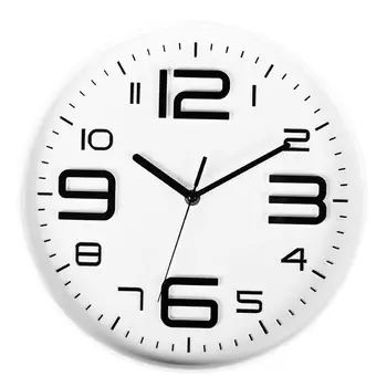 Indoor Big 3D Number Silent& Non-ticking Wall Clock Quartz Movement Modern Wall Clocks Battery Operated 10 Inch (White)
Indoor Big 3D Number Silent& Non-ticking Wall Clock Quartz Movement Modern Wall Clocks Battery Operated 10 Inch (White)