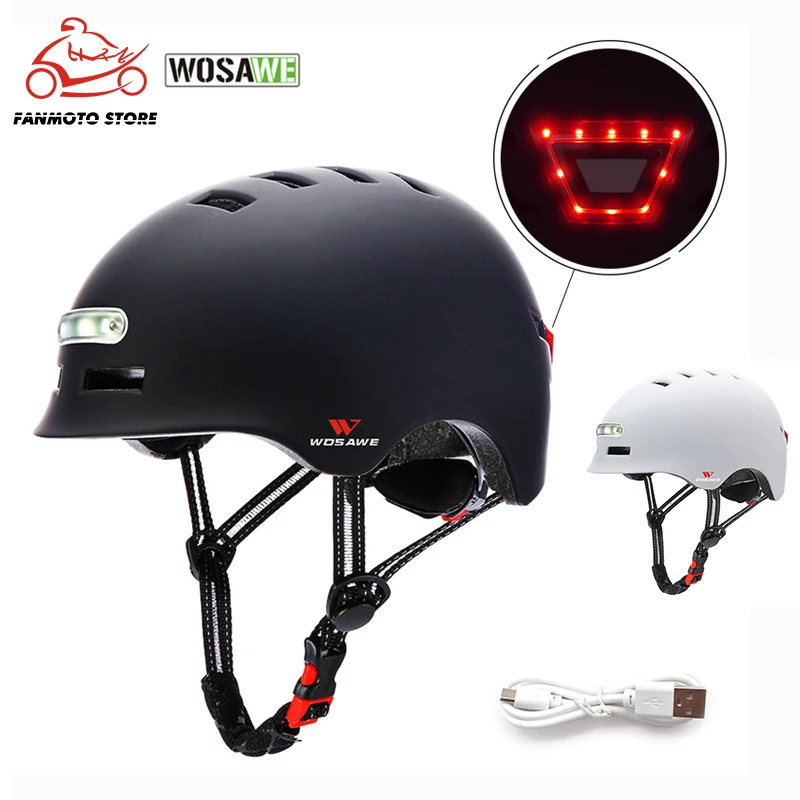 WOSAWE Motorcycle Helmet Headlight Safety Signal Warning Lamp Light LED Moto Scooter Head Protection Taillight USB Rechargeable
WOSAWE Motorcycle Helmet Headlight Safety Signal Warning Lamp Light LED Moto Scooter Head Protection Taillight USB Rechargeable