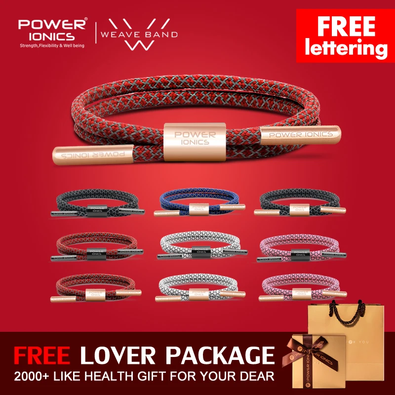 Power Ionics Reflective Braided Rope Titanium Germanium 3000 Anions Wristband Bracelet Free Engrave
Power Ionics Reflective Braided Rope Titanium Germanium 3000 Anions Wristband Bracelet Free Engrave