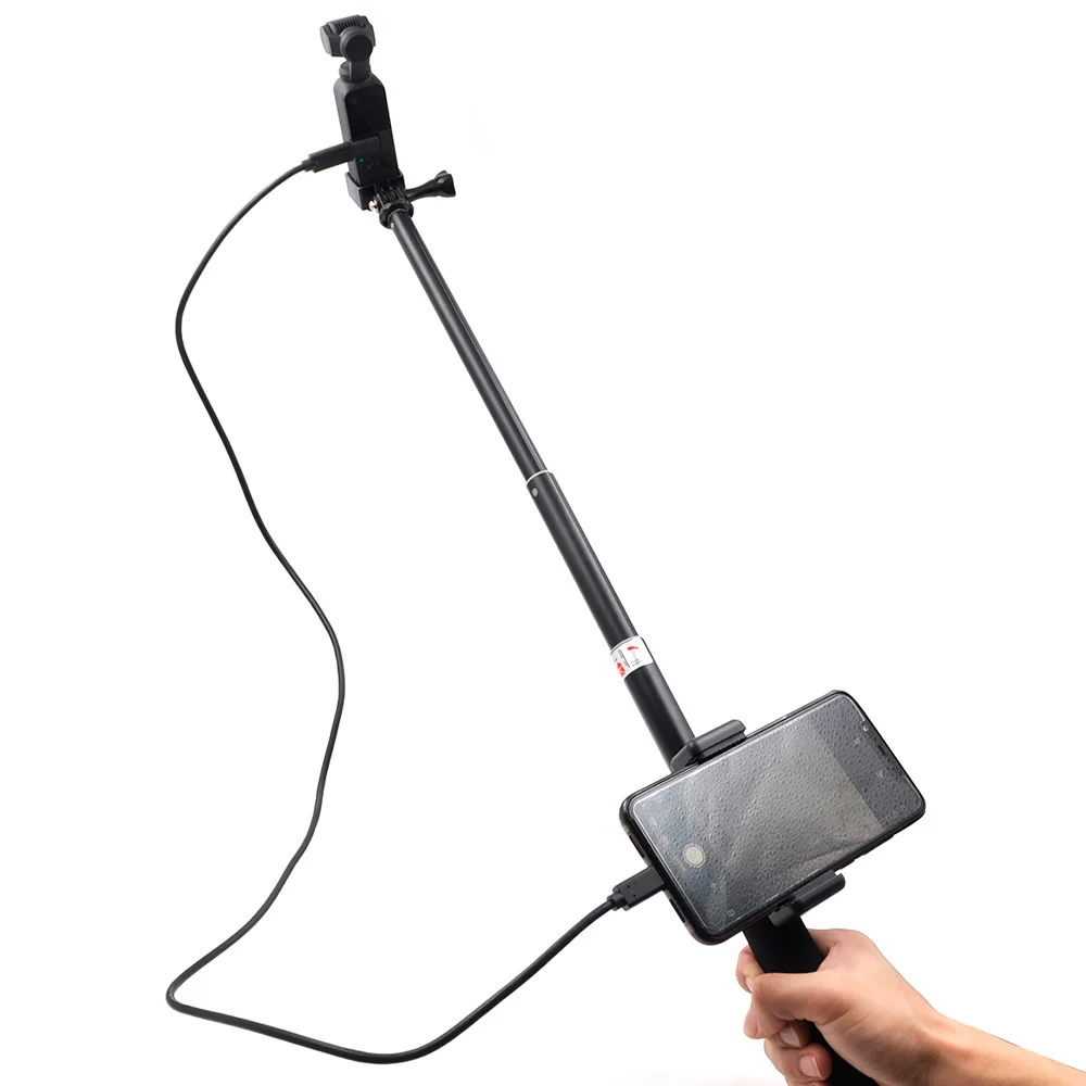 Selfie Stick for DJI OSMO Pocket 2 Handheld Gimbal Stabilizer Cable for Type-c Phone Clip Module Extension Pole Accessories
Selfie Stick for DJI OSMO Pocket 2 Handheld Gimbal Stabilizer Cable for Type-c Phone Clip Module Extension Pole Accessories