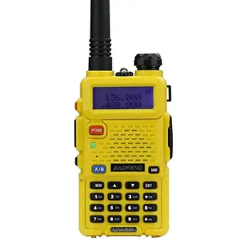 HBUDS Baofeng UV-5R Smart Remote Control Dual Band Two Way Radio Transceiver - Yellow
HBUDS Baofeng UV-5R Smart Remote Control Dual Band Two Way Radio Transceiver - Yellow