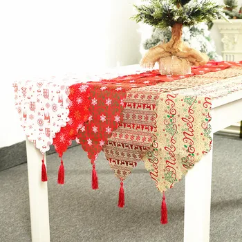 1pc Christmas Table Runner Snowflake Deer Burlap Table Runner linen Table Cover For Home Kitchen Tablecloth Wedding Party Supply
1pc Christmas Table Runner Snowflake Deer Burlap Table Runner linen Table Cover For Home Kitchen Tablecloth Wedding Party Supply
