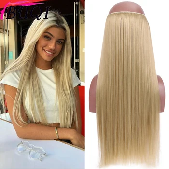Buqi Invisible No Clips Straight Hair Extensions Ombre Bayalage Synthetic Natural Hidden Secret Wire Halo Hair Extensions
Buqi Invisible No Clips Straight Hair Extensions Ombre Bayalage Synthetic Natural Hidden Secret Wire Halo Hair Extensions