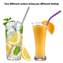 Rainbow Color Reusable Metal Straws Set with Cleaner Brush 304 Stainless Steel Drinking Straw Milk Drinkware Bar Party Accessory
Rainbow Color Reusable Metal Straws Set with Cleaner Brush 304 Stainless Steel Drinking Straw Milk Drinkware Bar Party Accessory