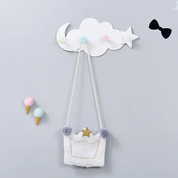 Cute Star Moon Cloud Shape Nail-free Wall Clothes Hooks Kids Room Decorative Key Hanging Hanger Kitchen Storage Hook 
Cute Star Moon Cloud Shape Nail-free Wall Clothes Hooks Kids Room Decorative Key Hanging Hanger Kitchen Storage Hook