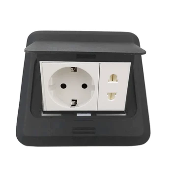 Black European Standard Fast Pop-up Floor Socket With USB Module Computer Module Multi-hole Socket
Black European Standard Fast Pop-up Floor Socket With USB Module Computer Module Multi-hole Socket