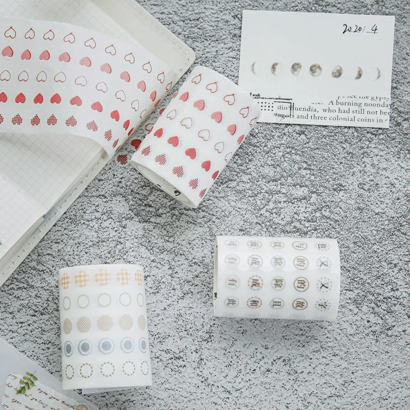 B: Mr. Paper, salt-based dots, dots, dots, circles, hearts, moons, hand-book material diy decorative stickers
B: Mr. Paper, salt-based dots, dots, dots, circles, hearts, moons, hand-book material diy decorative stickers