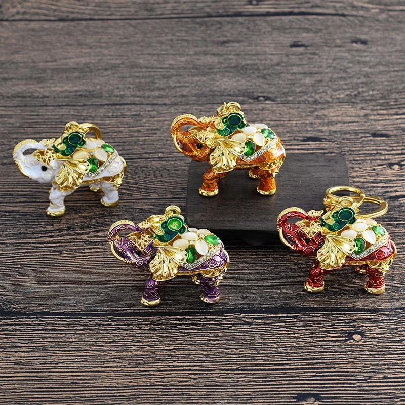 Hand Set Diamond Three-dimensional Elephant Hanging Ornaments Details Work Lifelike Cartoon Elephant Key Chain Car Car Ornaments
Hand Set Diamond Three-dimensional Elephant Hanging Ornaments Details Work Lifelike Cartoon Elephant Key Chain Car Car Ornaments