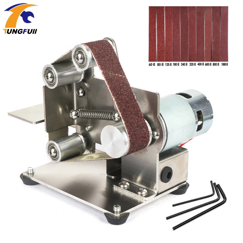 110V/220V Mini Electric Belt Sander DIY Grinder Polishing Grinding Machine Cutter Edges Sharpener Belt Grinder Sanding Sale
110V/220V Mini Electric Belt Sander DIY Grinder Polishing Grinding Machine Cutter Edges Sharpener Belt Grinder Sanding Sale