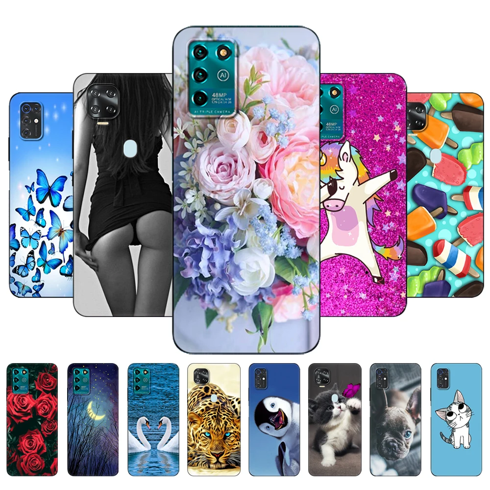For ZTE Blade V2020 Smart Vita Case Phone Back Cover V30 V2022 V 2020 black tpu case | Мобильные телефоны и аксессуары