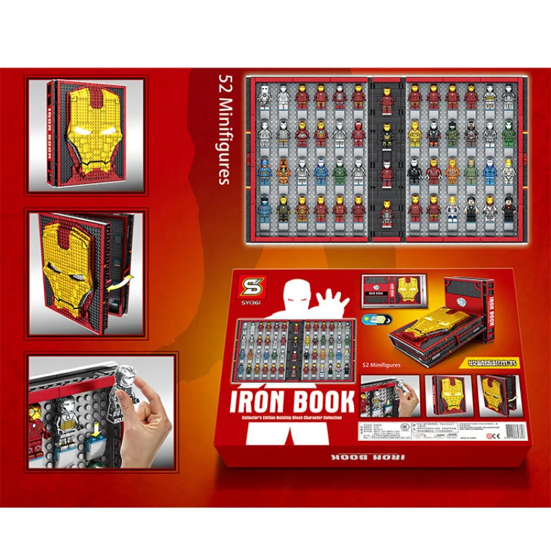 SY1361 Legoinglys Marvel Avengers Iron Man Creative Assembly Building Blocks Bricks Box Building Blocks Toys Children's Gifts
SY1361 Legoinglys Marvel Avengers Iron Man Creative Assembly Building Blocks Bricks Box Building Blocks Toys Children's Gifts
