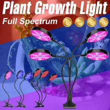 LED Grow Light Full Spectrum DC 5V Phytolamp 4 Heads Plant Lamp for Home Lighting Plants Flower Seeds Indoor Plant Growth Lamp
LED Grow Light Full Spectrum DC 5V Phytolamp 4 Heads Plant Lamp for Home Lighting Plants Flower Seeds Indoor Plant Growth Lamp