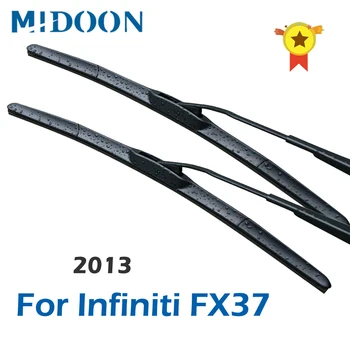 MIDOON Front Wiper Blades for Infiniti FX37 Fit Hook Arms 2013 
MIDOON Front Wiper Blades for Infiniti FX37 Fit Hook Arms 2013